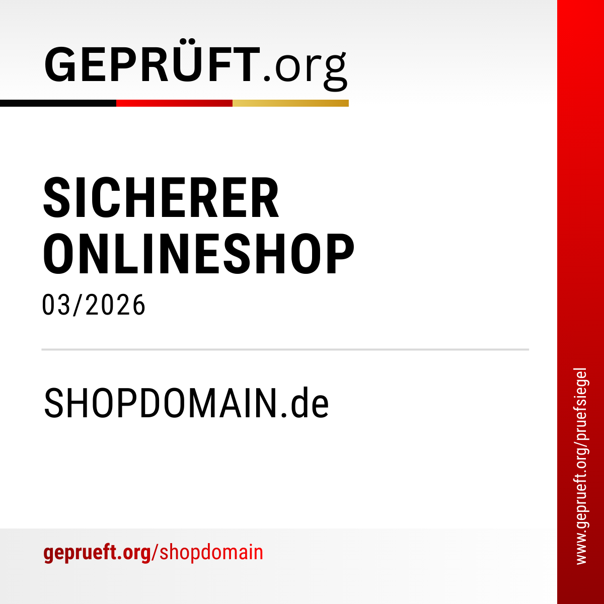Sicherer Online-Shop – Klassisch