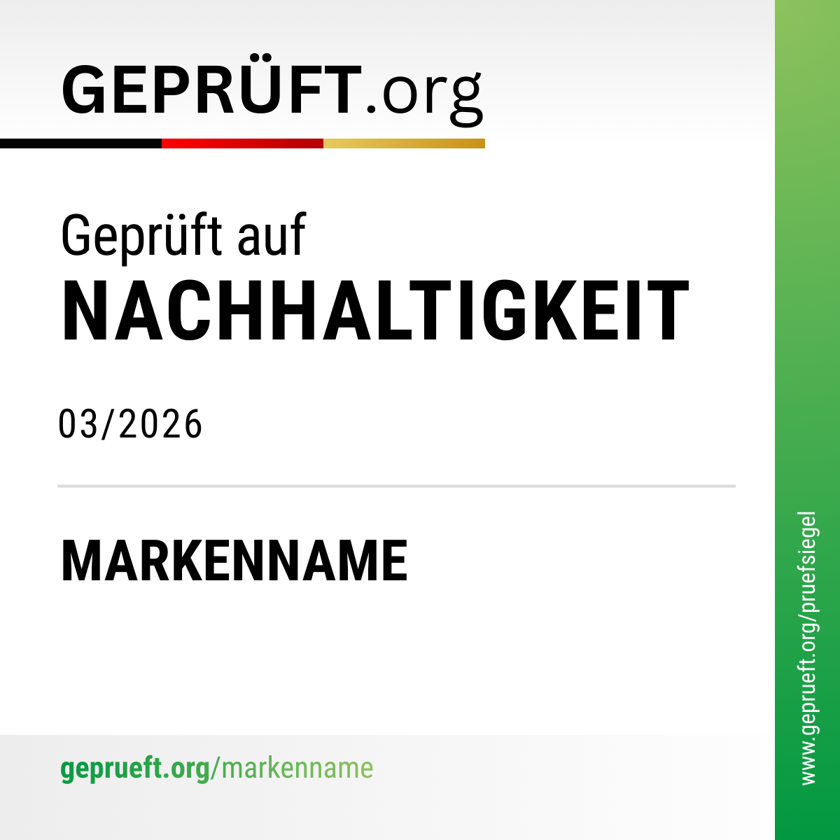 Nachhaltigkeit – Klassisch