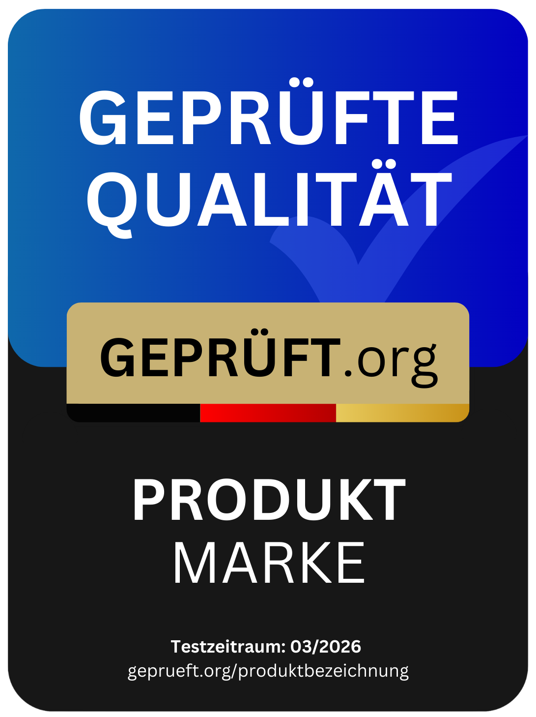 Produktprüfung – Modern