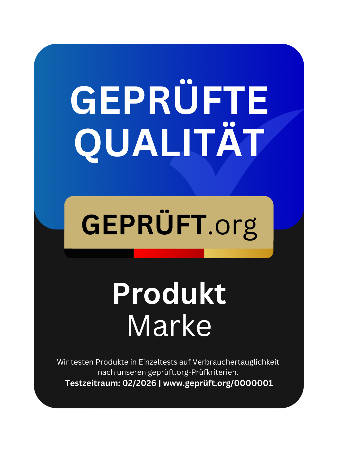 Produktprüfung